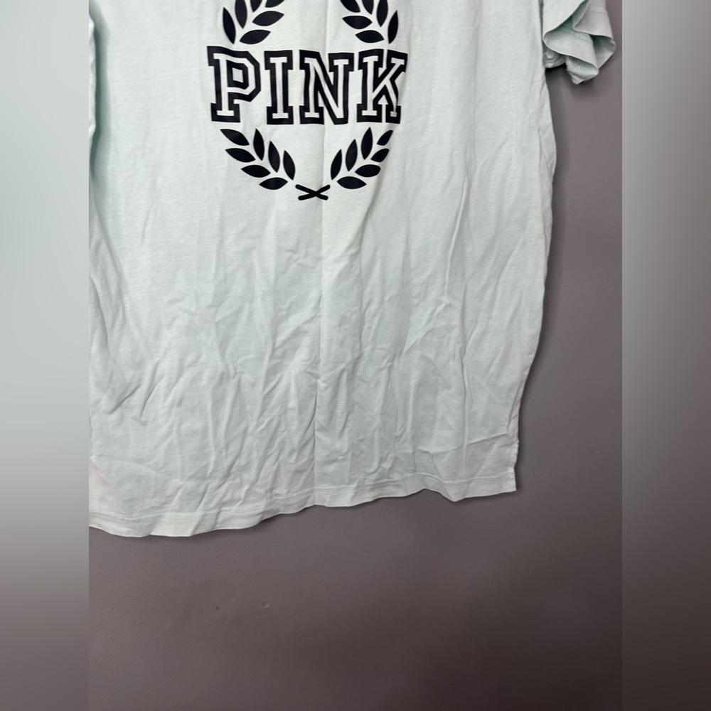 PINK Victoria's Secret Mint V-Neck Tee - Picture 10 of 12